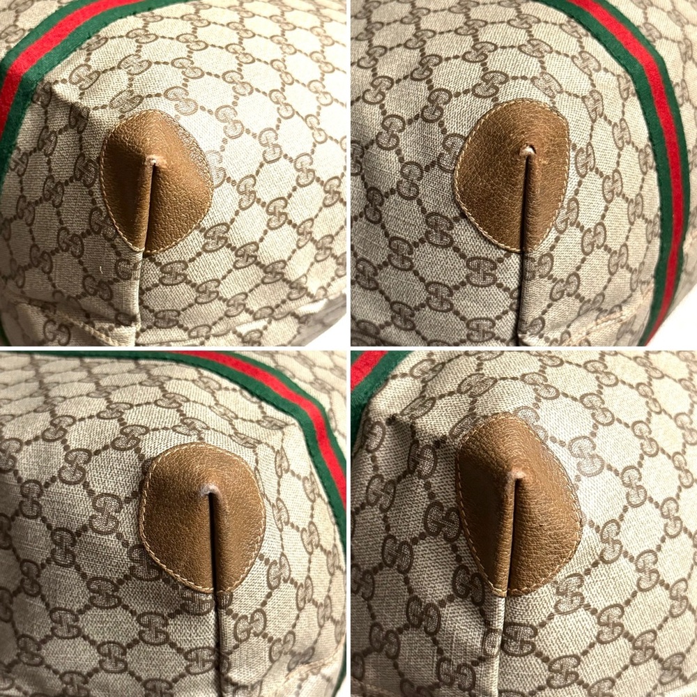 Gucci authentic XL tote bag weekender travel bag brown monogram coated canvas - Picture 13 of 16